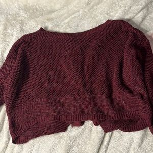 Maroon sweater